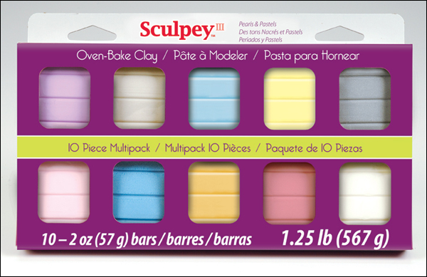 Multipack of 30 - Sculpey III Polymer Clay 2oz-White